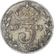 Monnaie, Grande-Bretagne, George V, 3 Pence, 1915, TTB, Argent, KM:813 - F. 3 Pence