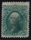 Estados Unidos, 1861  Y&T. 22a, 10 C. Verde. [Grill.] - Used Stamps