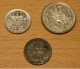 Pays-Bas - Lot De 4 Pièces Dont 25 Cents - 1928 - WILHELMINA - Argent - 25 Cent