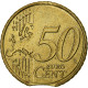 Grèce, 50 Euro Cent, 2008, Athènes, Error Clipped Planchet, TTB+, Laiton - Grèce