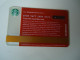 UNITED STATES  CARDS CAFE  STARBUCKS ANIMALS ELK - Autres & Non Classés