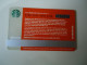 UNITED KINGDOM CARDS CAFE  STARBUCKS LONDON - Other & Unclassified