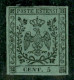 Antichi Stati Italiani - Modena - 1852 - 5 Cent (1) - Molto Fresco - Cert. AG - Other & Unclassified
