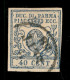 Antichi Stati Italiani - Parma - 1857 - 40 Cent (11b) Con 0 Stretto - Usato - Preciso Nell'angolo In Basso A Destra - Ce - Other & Unclassified