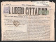 Regno - Vittorio Emanuele II - Coppia Del 1 Cent Torino (T14) + Marca Da Bollo Da 10 Cent - Giornale Da Siena A Montepul - Autres & Non Classés