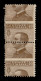 Regno - Vittorio Emanuele III - 1908 - 40 Cent Michetti (84me - Varietà) - Coppia Verticale Con Dentellature Orizzontali - Sonstige & Ohne Zuordnung