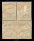 Regno - Vittorio Emanuele III - 1916 - Michetti Quartina 20 Cent Su 15 Con Soprastampa Fortemente Spostata Nei Due Sensi - Other & Unclassified
