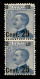 Regno - Vittorio Emanuele III - 1925 - 25 Cent Su 60 (179 + 179m) - Coppia Con Soprastampe A Sinistra - Pezzo Inferiore  - Sonstige & Ohne Zuordnung