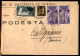 Regno - Vittorio Emanuele III - Piego Da Torino A Carmignano Del 9.9.1933 (243 + 327 + 343 Coppia) - Other & Unclassified