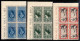 Regno - Vittorio Emanuele III - 1932 - Garibaldi (32/38) - Serie Completa In Quartine Angolari - Gomma Integra - Other & Unclassified