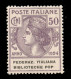Regno - Servizi - 1924 - 50 Cent Biblioteche Pop. (36b) Senza Punto Dopo Pop - Gomma Integra - Ben Centrato - Cert. AG - Autres & Non Classés