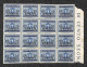 Occupazioni II Guerra Mondiale - Montenegro - 1941 - 10 Cent Segnatasse (6) Blocco Di 16 Bordo Foglio + 20 Cent Segnatas - Autres & Non Classés