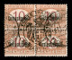 Uffici Postali All'Estero - Levante - Costantinopoli - 1922 - 10 Cent (1) In Quartina - Usato - Otros & Sin Clasificación