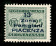 C.L.N. - Piacenza - 1945 - 25 Cent (Errani 22A) - Gomma Integra - Molto Raro - Raybaudi - Other & Unclassified
