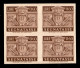 San Marino - 1945 - 60 Cent (73a) - Quartina Non Dentellata - Gomma Integra - Altri & Non Classificati
