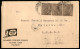 Oltremare - Aden - Feen A Mint Laxative - Busta Pubblicitaria Per Palermo Del 4.2.1931 (India 102 Striscia Di 3) - Other & Unclassified