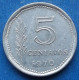 ARGENTINA - 5 Centavos 1970 KM# 65 Monetary Reform (1970-1983) - Edelweiss Coins - Argentina