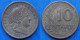 PERU - 10 Centavos 1961 "Sprig" KM# 224.2 Decimal Coinage (1893-1986) - Edelweiss Coins - Peru