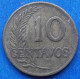 PERU - 10 Centavos 1961 "Sprig" KM# 224.2 Decimal Coinage (1893-1986) - Edelweiss Coins - Peru