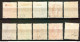 Svizzera 1882 Unif.71/80 */MH VF/F - Unused Stamps