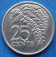 TRINIDAD & TOBAGO - 25 Cents 2006 "Chaconia" KM# 32 Republic (1976) - Edelweiss Coins - Trinité & Tobago