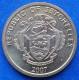 SEYCHELLES - 10 Cents 2007 PM "Yellowfin Tuna" KM# 48a Republic (1976) - Edelweiss Coins - Seychelles