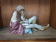 01012459 LA LECTURA DEL HIDALGO. FIGURA PORCELANA LLADRÓ DESCATALOGADA. - Lladro (ESP)