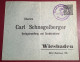 Privatpost WIESBADEN Rarität 1892 Privatganzsachen Umschlag 2 Pf Carl Schnegelberger Gebraucht - Postes Privées & Locales