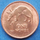ZAMBIA - 1 Ngwee 1983 "Aardvark" KM# 9a Decimal Coinage (1968-2013) - Edelweiss Coins - Zambia