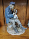 01005207 VIEJO MARINO Y SU NIETO. FIGURA PORCELANA LLADRÓ DESCATALOGADA - Lladro (ESP)