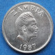 ZAMBIA - 5 Ngwee 1987 "Morning Glory" KM# 11 Decimal Coinage (1968-2013) - Edelweiss Coins - Sambia