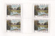 Republica Checa Nº 158 Al 160 En Hoja De 4 Series - Unused Stamps