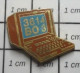 1719 Pin's Pins / Beau Et Rare / THEME : INFORMATIQUE / MINITEL EURO RENT 3614 BO3 - Computers