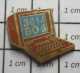 1719 Pin's Pins / Beau Et Rare / THEME : INFORMATIQUE / MINITEL EURO RENT 3614 BO3 - Informatique