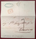 „DA MARSIGLIA VIA DI MARE“cover>GENOVA1854from CONSTANTINOPLE Via FORWARDER J.PIANELLO MARSEILLE FRANCE(lettera Acheminé - Sardegna