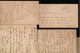 4 POST CARS  1899 LONDON, 1884 GLASCOW,1886 ANSTPUTHER,1899 LONDON,1884  DUNBAR       2 SCANS - Covers & Documents