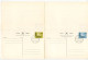 Israel 1960 2 Running Stag Postal Reply Cards - Lettres & Documents