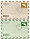 Israel 1964 2 Different Stylized Bird Aerogrammes - Covers & Documents