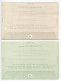 Israel 1964 2 Different Stylized Bird Aerogrammes - Covers & Documents