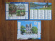 Lot De 3 Calendriers Des PTT   De L'Ain  Almanach Du Facteur     Notre Dame De Paris, Etretat, Mont Saint Michel - Grand Format : 2001-...