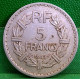 FRANCE MONNAIE 5 FRANCS Lavrillier  Aluminium 1945 C ,  Castelsarrasin - 5 Francs