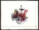 CAMBODIA(1997) "Merry Weather" Fire Truck 1894. Original Artwork, Watercolor On Posterboard Measuring 16 X 12.5 Cm, With - Cambodge