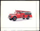 CAMBODIA(1997) Pumper "Maxim Motor Co." Ford 1949. Original Artwork, Watercolor On Posterboard Measuring 16 X 12.5 Cm, W - Cambodge