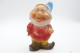 PIEPER POUET SQUEAKY:  DWARF DWERG NAIN - 1960's - L=13 - WALT DISNEY PRODUCTIONS - Rubber - Vinyl - Schtroumpfs (Los Pitufos)