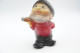 PIEPER POUET SQUEAKY:  DWARF DWERG NAIN GNOME Troubadour SET OF 6 - 1950's West Germany - L=12 - Rubber - Vinyl - I Puffi