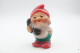 Delcampe - PIEPER POUET SQUEAKY:  DWARF DWERG NAIN GNOME Troubadour SET OF 6 - 1950's West Germany - L=12 - Rubber - Vinyl - Smurfen