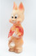 PIEPER POUET SQUEAKY: LEDRAPLASTIC SQUIRREL SAXOPHONE - L=24  - ***  - M DEP ELEPHANT ITALY - Rubber - Vinyl - 1960's - Schlümpfe