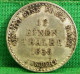 ALLEMAGNE . HANOVRE . 12 EINEN THALER 1835 CLXVIII EINE FEINE MARK JUSTIRT. WILHELM IV KOENIG V.BRIT.U.HANNOVER  . B - Taler & Doppeltaler