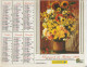 Calendrier-Almanach Des P.T.T 1993 -Composition Florale- Département AIN-01-Référence 415 - Groot Formaat: 1991-00