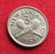 New Zealand 3 Pence 1953 KM# 25.1 *VT Nova Zelandia Nuova Zelanda Nouvelle Zelande - Nueva Zelanda